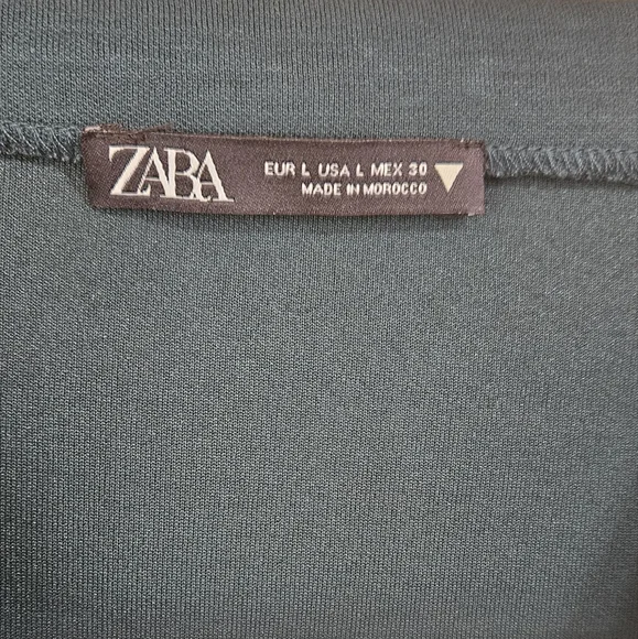 Zara Charcoal Sleeveless Cowl Neck Top - Picture 3 of 3